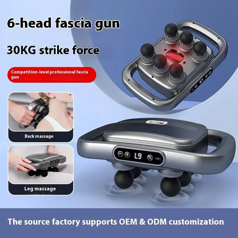 12 Head Massage Gun Waist Back Relaxation Massager null