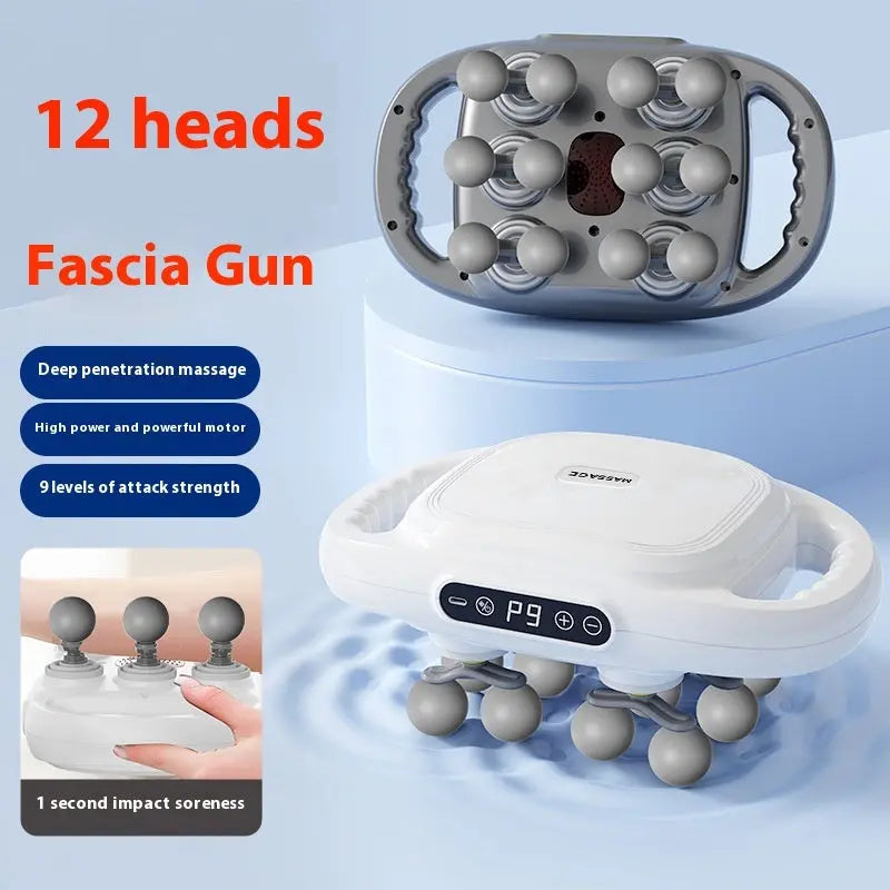 12 Head Massage Gun Waist Back Relaxation Massager null
