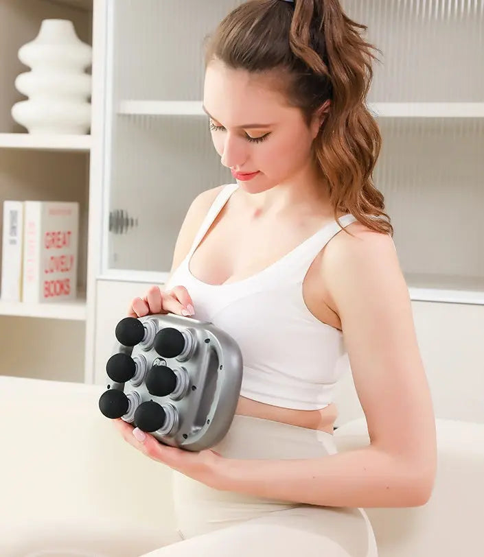 Six-head Massage Gun Full Body Deep null
